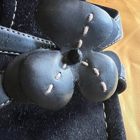 y2k leather and velvet sandals - Picture 4 of 6